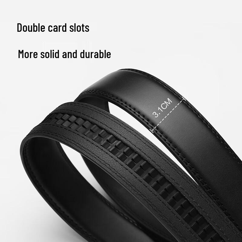Septwolves Men's Automatic Buckle Leather Belt Strap