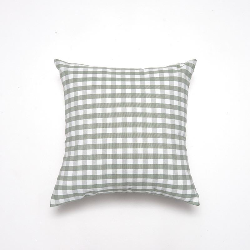 

Case Pillowcase Only Only Modern Minimalist Plaid Throw Pillow Cover Durable Polyester Fabric Cotton Small Plaid