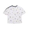 Puma Casual All-Over Print Crew Neck T-Shirt Women Tops White 532043-02