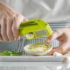 2-in-1 Kitchen Garlic Press and Slicer