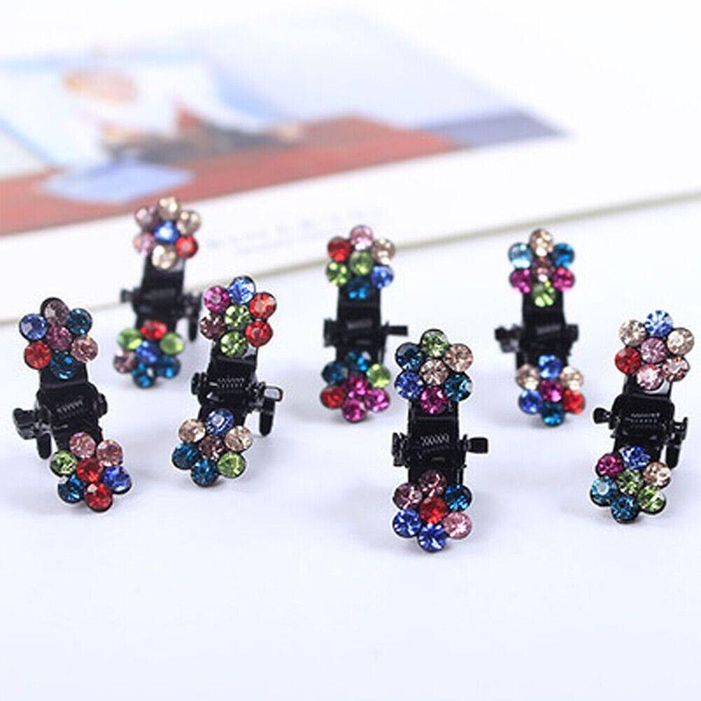 Metal Crystal Headwears Girls Hair Clip Claw Clip Mini Hair Claw Headwear Clip Grip