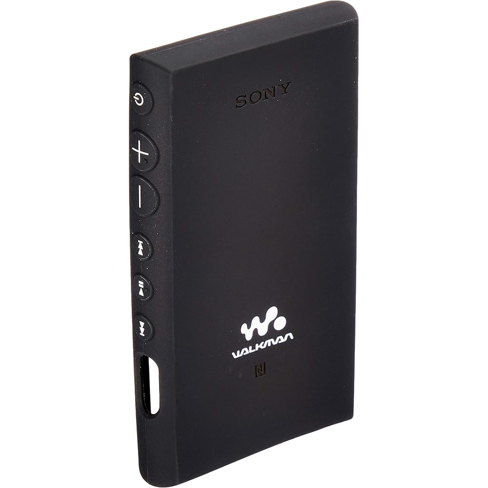 Оригинальный аксессуар Sony Walkman: Силиконовый чехол для серии NW-A100, Черный (CKM-NWA100 B)