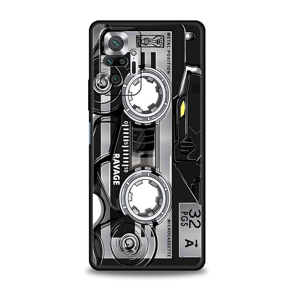 Handyhülle für Xiaomi Redmi Note 14 13 12 5G 9S 10 11 Pro Plus 4G 9T 14C 13C 12C 10C 9C 9A Hülle Retro Vintage Altes Kassettenband