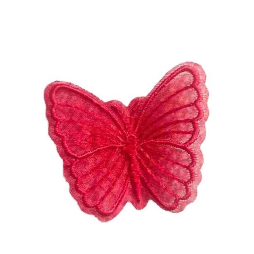 Dreamy Embroidered Mesh Butterfly DIY Handmade Sewing Craft Decoration Lace Patches  for Hat Decor