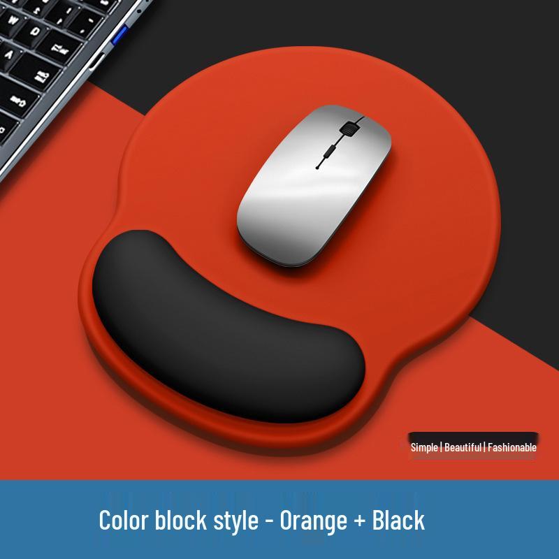 Gradient Silicone Wrist Rest Mouse Pad: Non-Slip, Ergonomic Support for Men & Women, Office Desktop Use