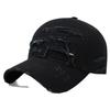 Distressed Trendy Hip-Hop Hole Breaking Ripped Baseball Cap Vintage Washed Retro Duckbill Cap Korean Ins Deep Top Sunshade