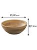 Swanson Shoji Wooden Salad Natural Diameter X Warmth of Stylish Design That Blends In with Your Dining Bowl, Ash, Large, 20.5cm 7.5cm Depth, Wood,