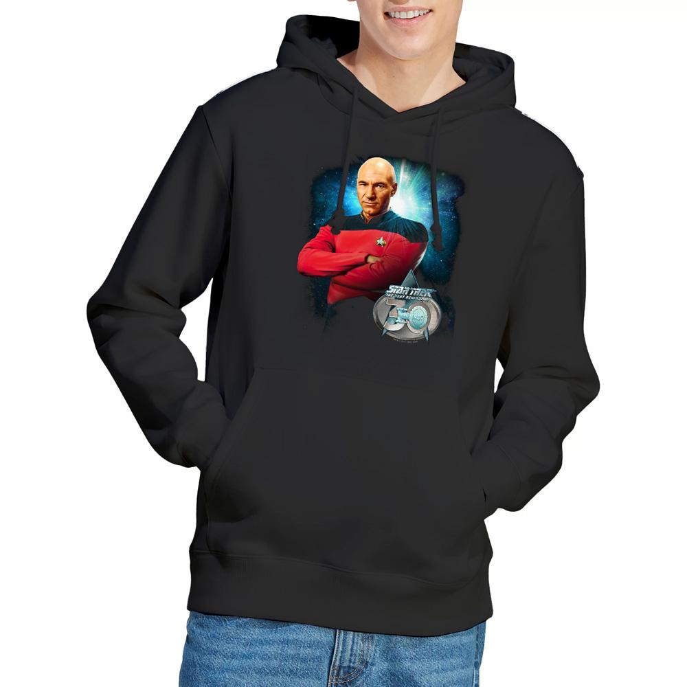 STAR TREK Mens 30 Jean-Luc Picard Hoodie