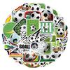 50/100PCS Football Graffiti Stickers Sports Ball Waterproof Decorative Stickers Creative Football Stationery Stickers