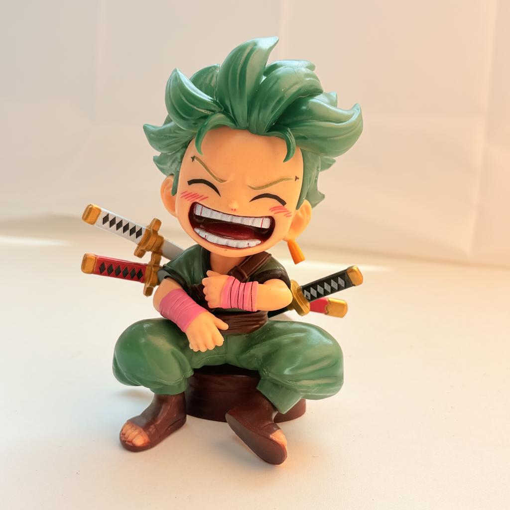 6Pcs Pvc One Piece Series Luffy, Chopper, Usopp Sanji Zoro Anime Figures Mini Model Dolls Cake Toppers Ornaments