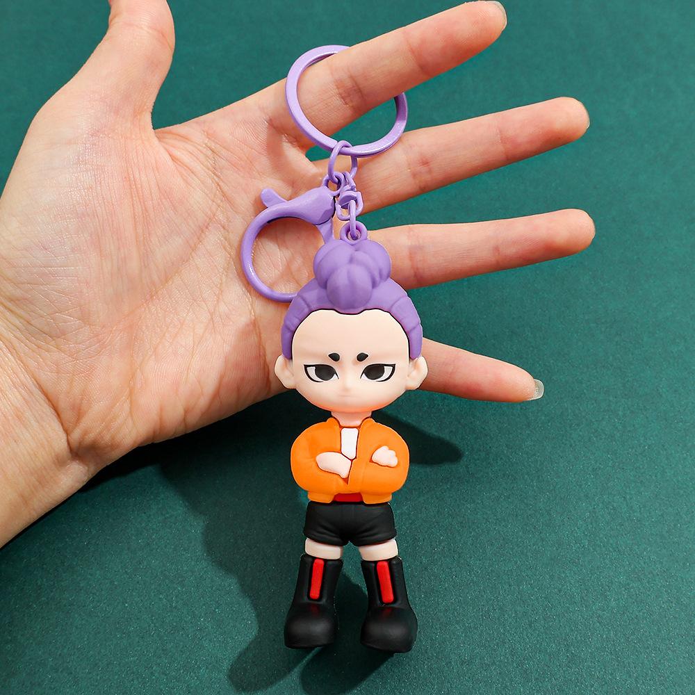 Keychain Anime Devil Hunter Pvc Schoolbag Pendant Keychain