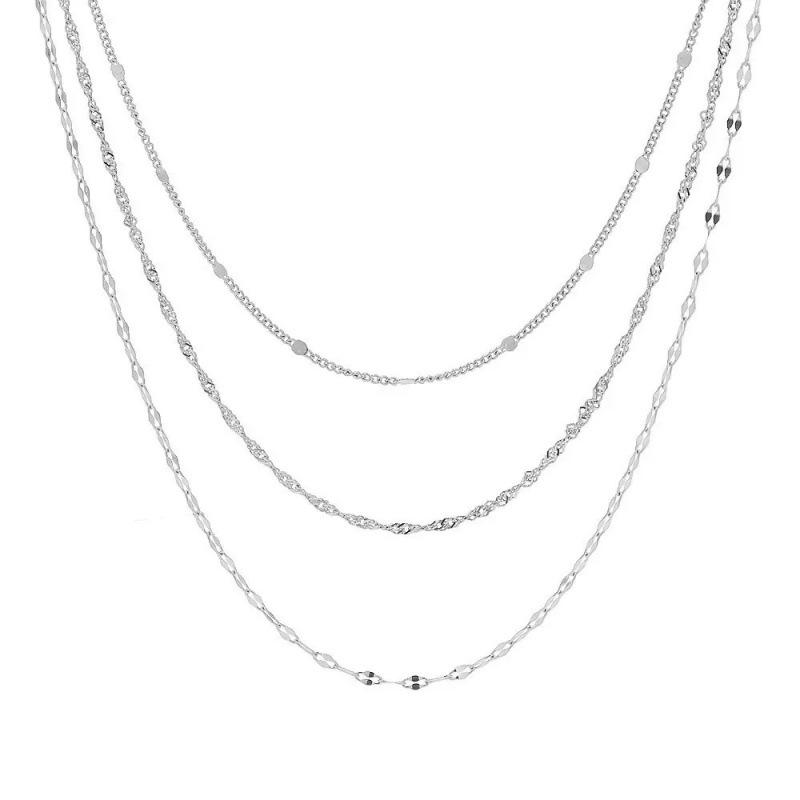Chic Meerdere Lagen Lange Metalen Kwastjes Ketting Ketting