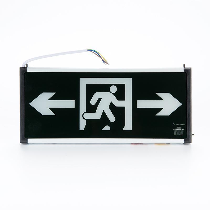 LED Exit Sign: Emergency & Fire Safety Indicator Light