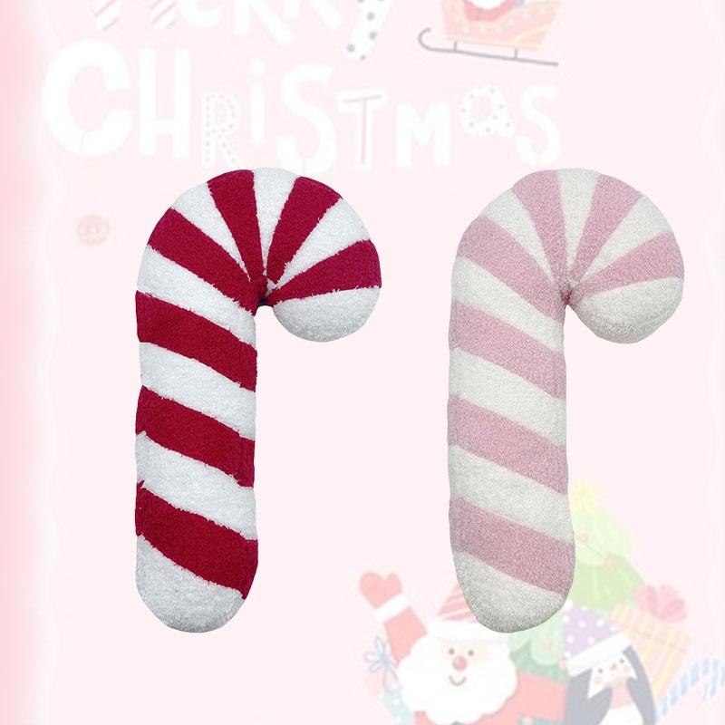 Christmas Candy Cane Pillows Plush Adorable Animal Shaped Toy Soft And Cuddly 45cm