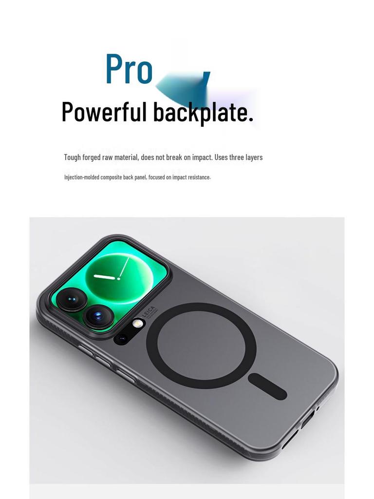 Xiaomi 17ProMax Magnetic Frosted Ultra-Thin Anti-Drop Protective Case
