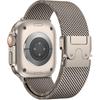 For Apple Watch Metal Bands Ultra 2 49mm 46mm Series 10, 1:1 Stainless Steel Mesh Loop with Parachute-style Metal Buckle for Apple Watch Series 7 8 9