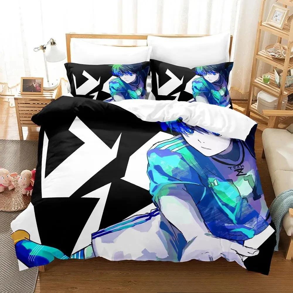 Bachira Blue Lock Bedding Collection Single Twin Full Queen King Size Aldult Boys Bedroom Duvet Covers 3D Anime With Bed Linen Collection