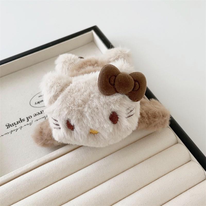 

Korean Style Pink Hello Kitty Claw Clip – Cute Kitten Shark Hair Accessory for Girls