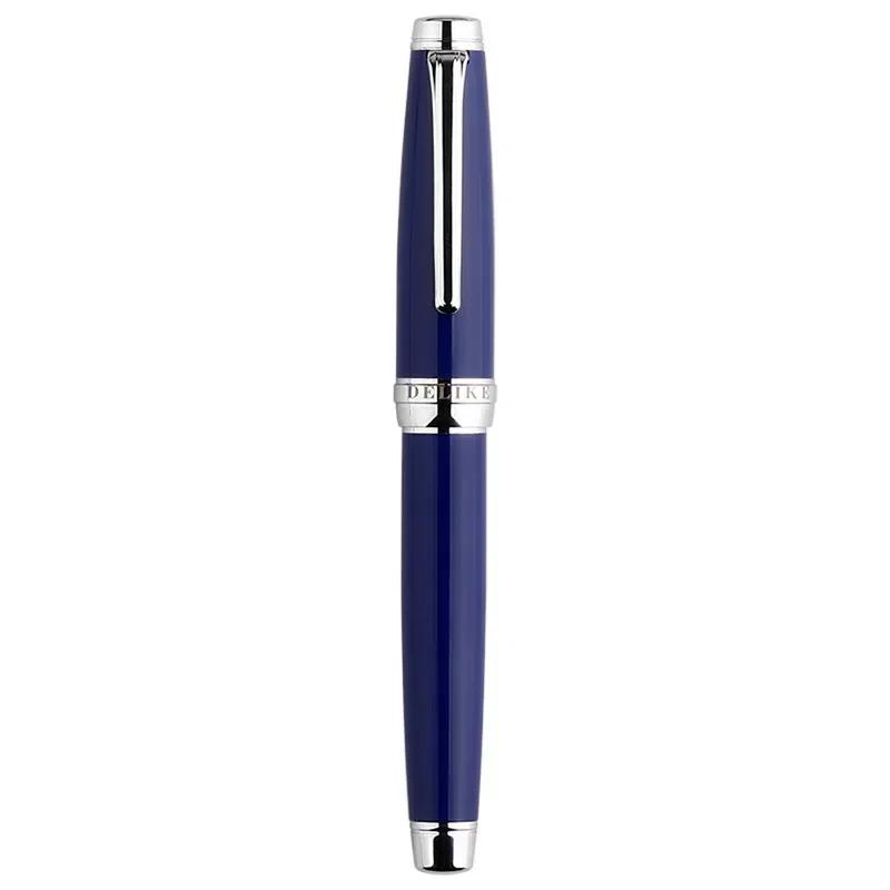 

Majohn DELIKE Crescent Moon 3 Metal Fountain Pen Iridium EF0.38mm/Bent Nib 0.6mm Office School Stationery Writing Smooth Art Pen Bent 0.5-0.6mm