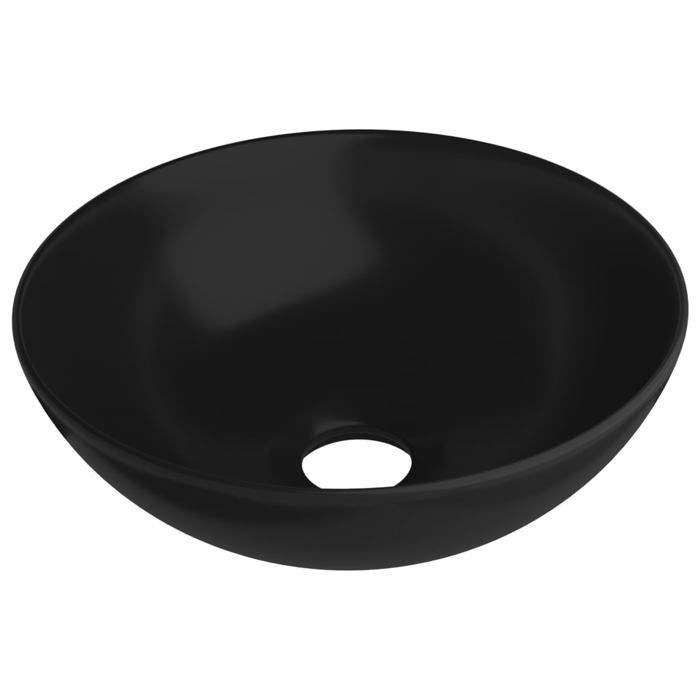 VidaXL Lavabo de Salle de Bain Rond Vasque à Poser de Toilette Lave-mains de Cuisine Salle Cosmétique Maison Intérieur 146986