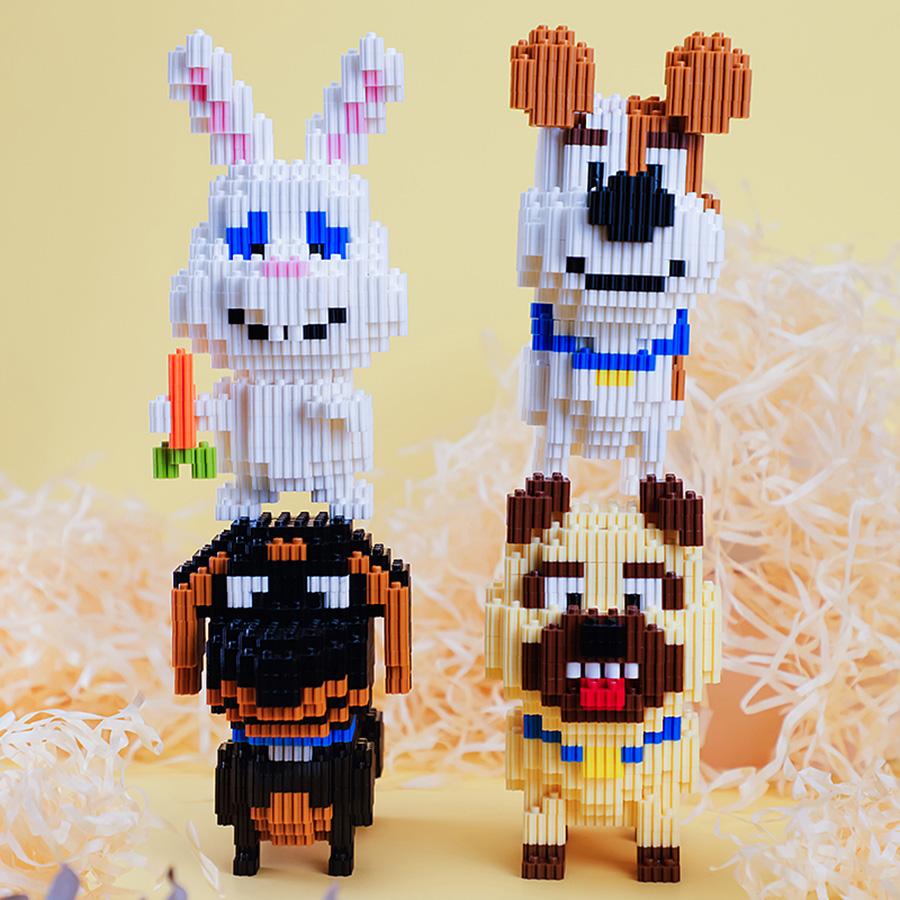 TOYLINX Cute Pet Series Building Block Toy Model - ABS Educational Children's Toys, Festival Gifts