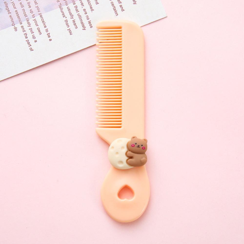 Wear Resistant Cute Student Portable Hair Comb Mini Children Baby Girl Hair Comb