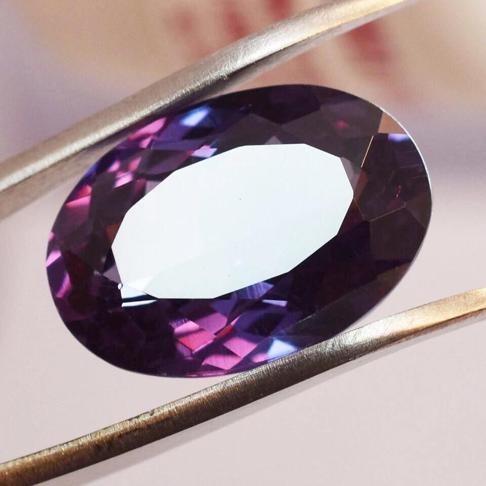 Natural AA++ Alexandrite Color Change Oval Cut 12.50 Ct Stunning Gemstone