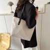 Spacious Tote Bag For Women Trendy Street Style 2023 Summer Fashion Simple Shoulder Bag