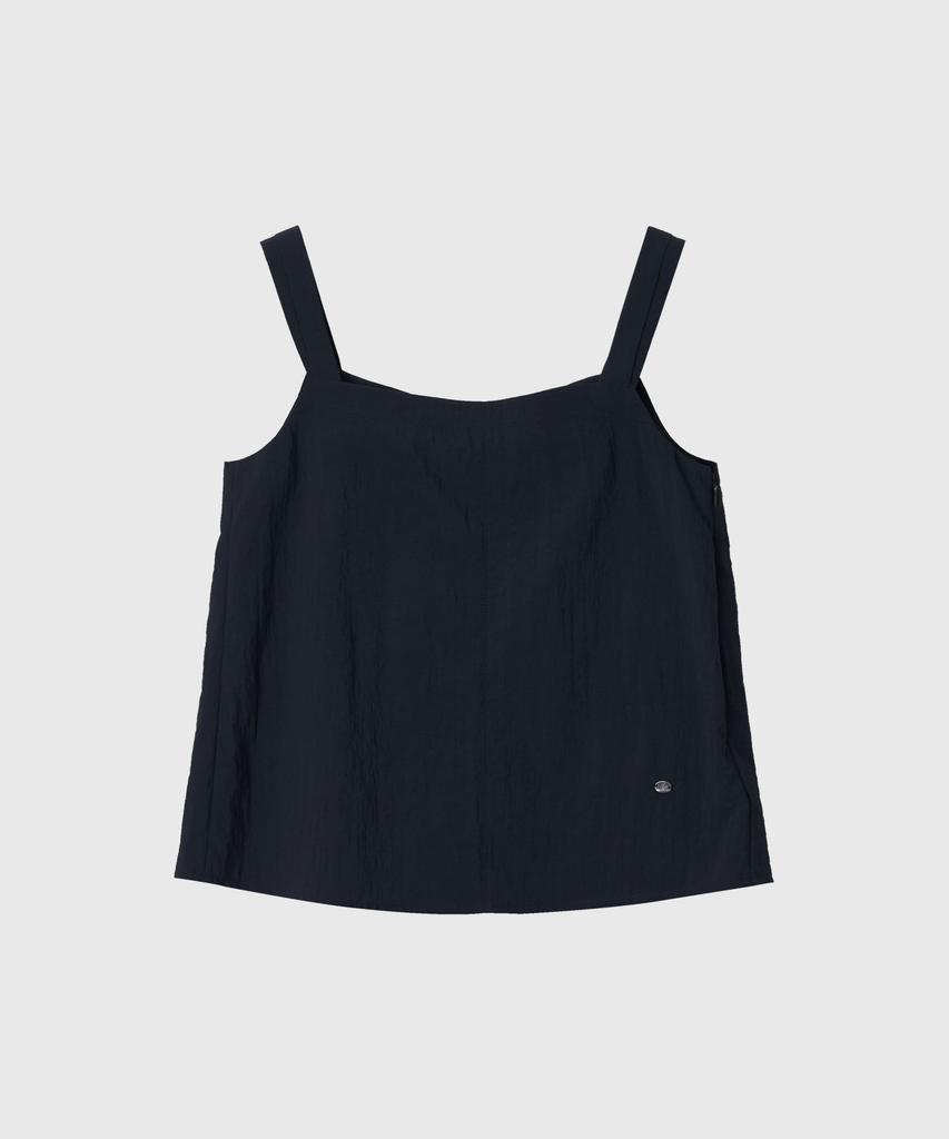Lugkaeseuteu Mirelle Tuck Detail Sleeveless Top_Navy