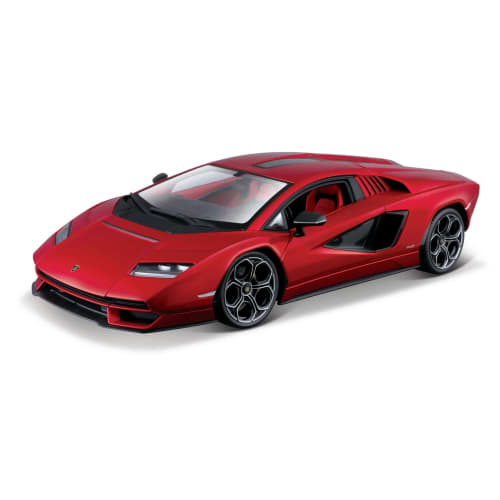 Bburago 1/24 Scale Lamborghini Countach LPI 800-4 Red Diecast Model Car (Finished Product) 18-21102 RD