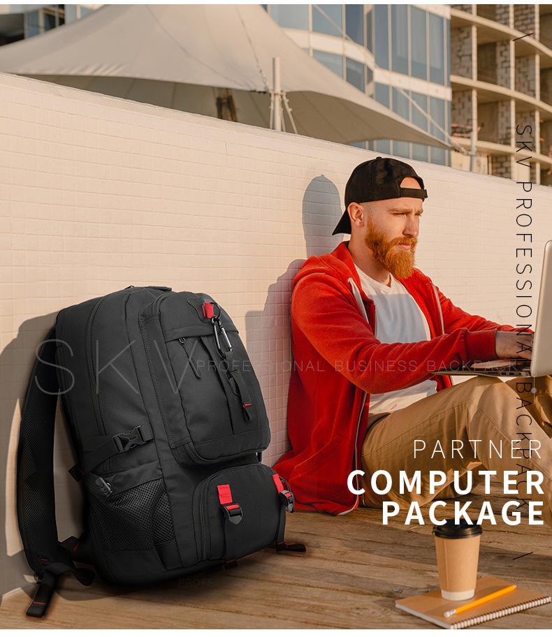 Extra Large Capacity USB Travel Backpack - Breathable, Multi-purpose for Men & Women
