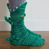 Funny Christmas Crocodile Socks Women - 2025 New Knitted Warm Floor Socks Cute Cartoon Autumn Winter calcetines de la mujer
