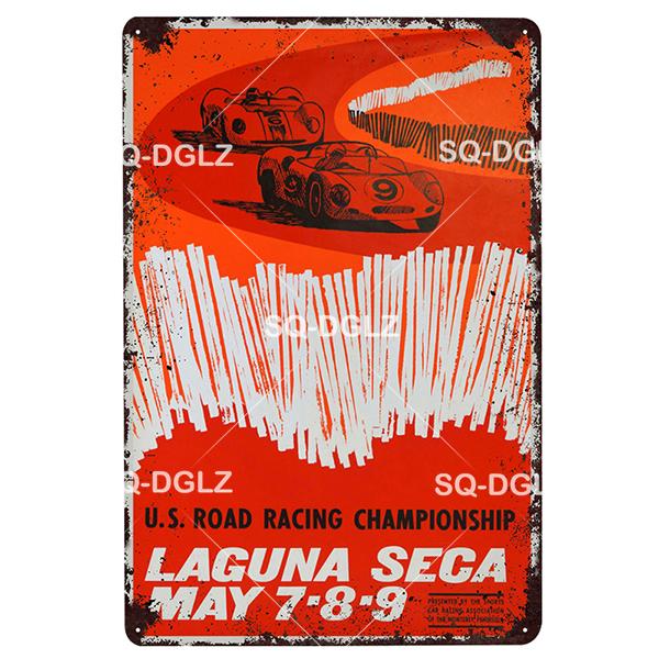 Brooklands Plaque Metal Sign Vintage Bar Decor Tin Sign Vintage Pub Bar Decor Metal Metalen Borden Racing Poster Plate