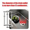 Rustproof Kitchen Sink Support System with 41cm to 71cm Height Adjustment Ranges Strong Metal Sink Stabilizer for Home