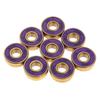 Titanium Alloy Pro Skateboard Bearings High Performance Low Friction Inline Skates Compatible for Roller and Cruiser Boards