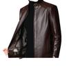 Men's Thickened Sheepskin Leather Jacket for Autumn and Winter - Perfect for Middle-aged and Elderly