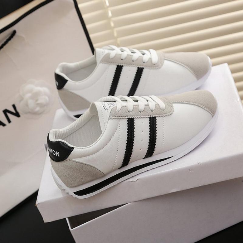 Autumn and Winter Women's Shoes, Women's Sneakers, Student Shoes, White Shoes, Low-top Round-toe Casual Shoes