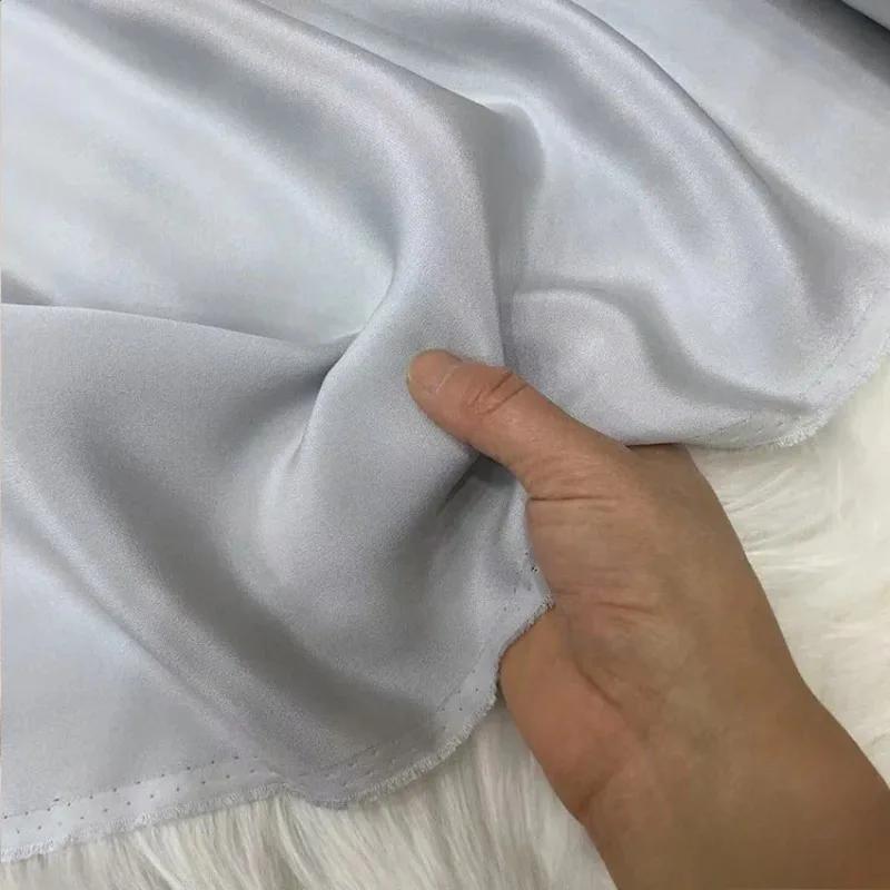 Einfarbig 100% Maulbeerseide 30 Momme Schwerer Seidenkrepp de Chine Stoff Seiden Schwerer Krepp Stoff für Bekleidung Kleider Hosen