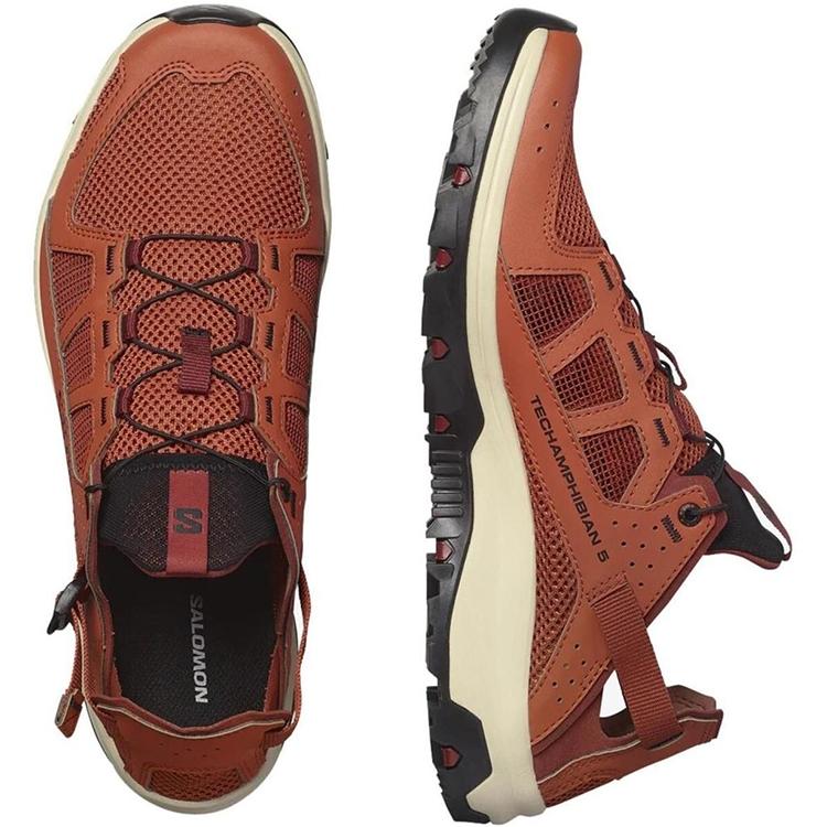 SALOMON Techamphibian 5 Spice Route Negru Adidași Bărbați Roșu Henna Arsă L47431000