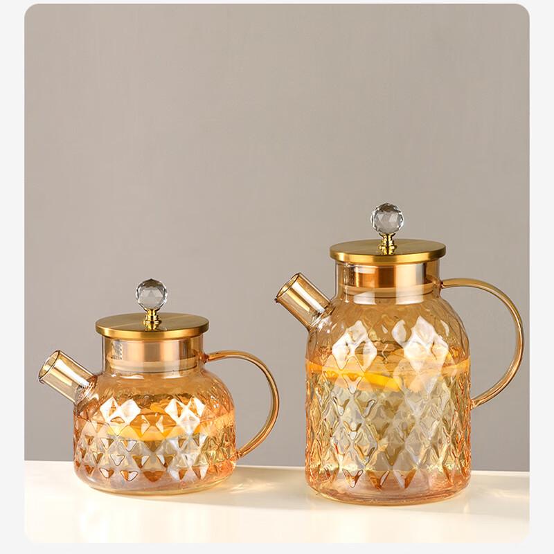 Shangqi Nordic Amber Borosilicate Glass Pitcher