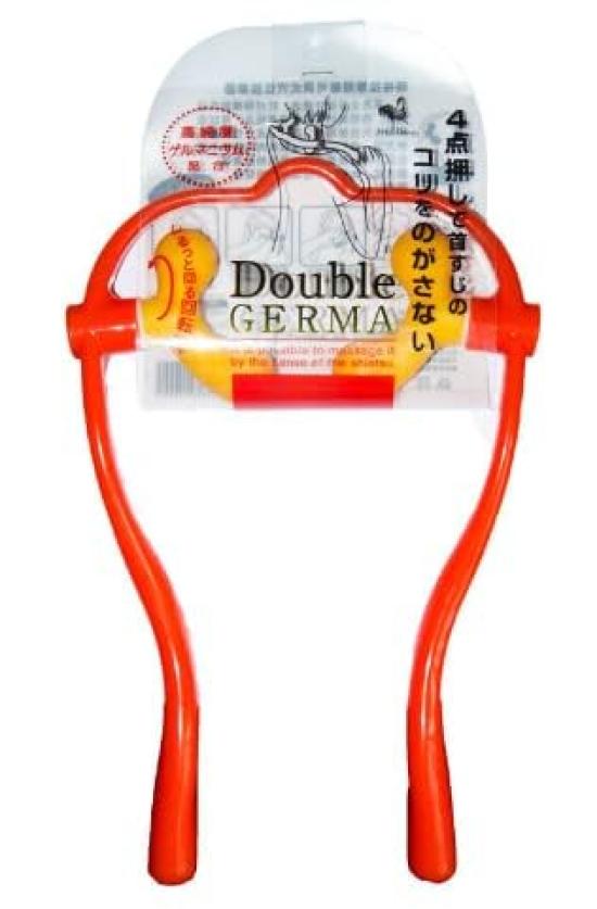 SHAOCN Neck Massager for Relieving Stiff Shoulders and Shoulder Neck Shiatsu Massage Neck Pain Relief Acupressure Cervical Double Germanium Neck,