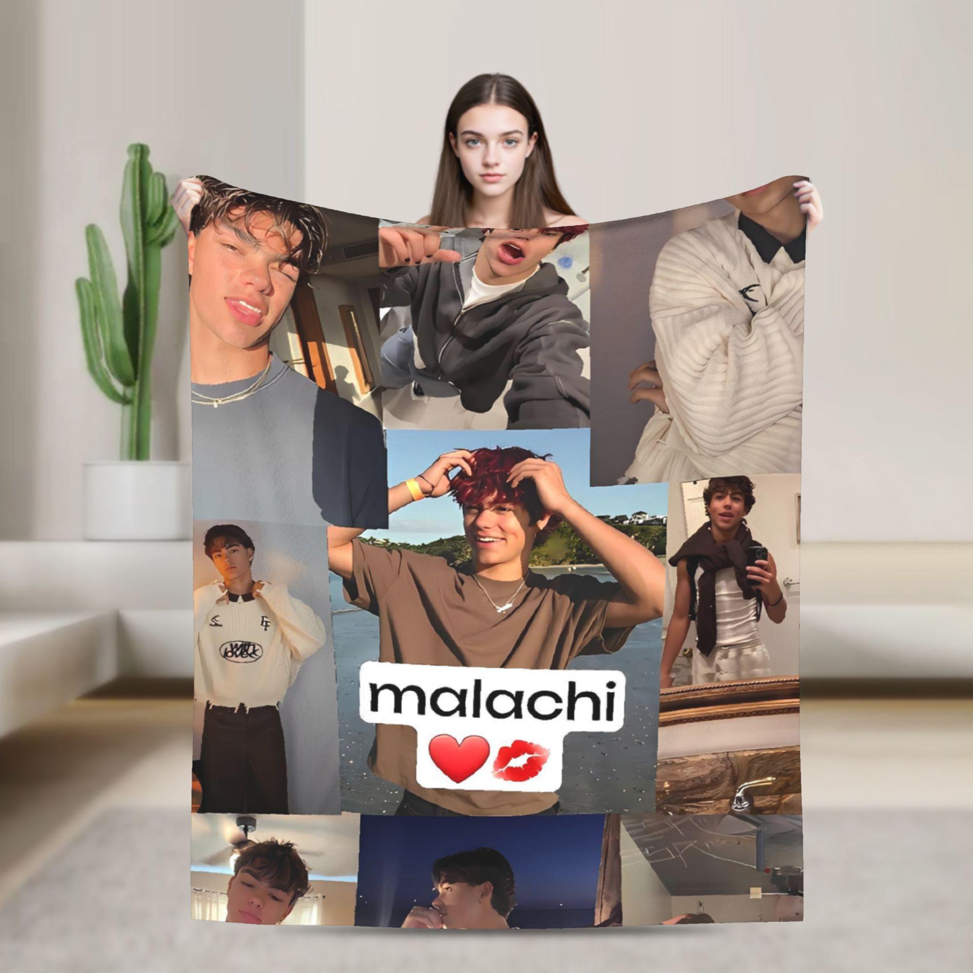 Exquisite Fashion Items Unisex Popular Malachi Barton Tour Blanket Soft Warm Fluffy Plush Throw Blanket For Couch Chair Sofa Bed Flannel Bedspread Bed Cover