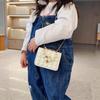 Mini small bag 2025 new pearl hand bag little princess style texture bag foreign style square chain messenger bag tide