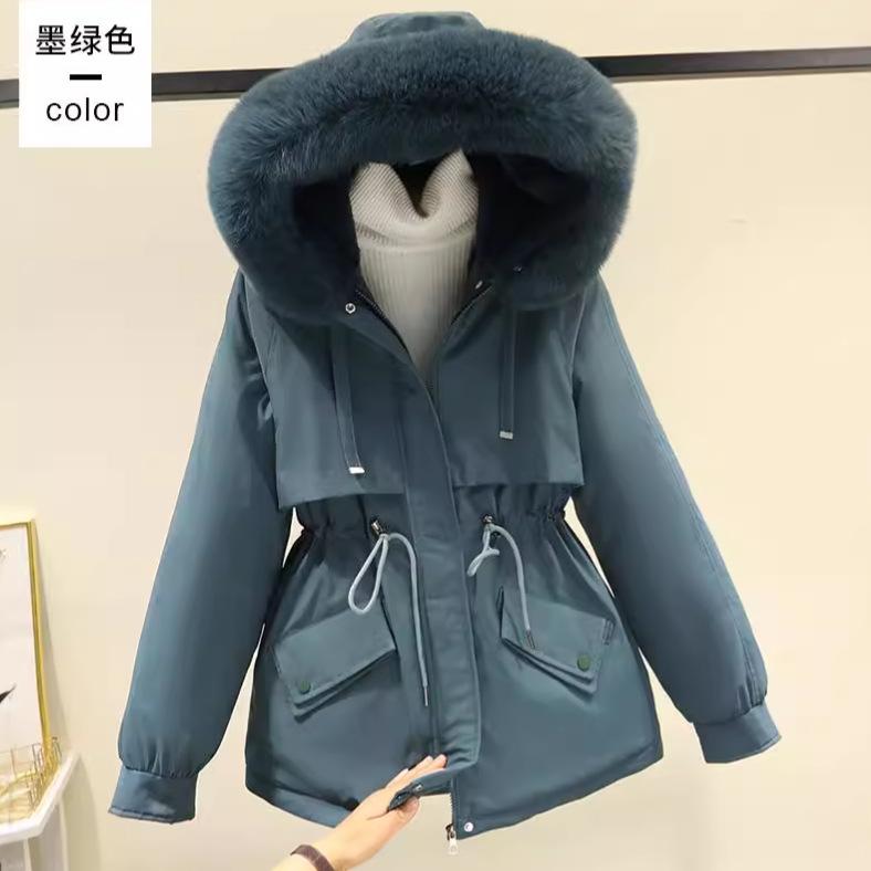 Pie overcome women's long styles, cotton-padded clothes women's winter new loose thickened down cotton-padded jackets