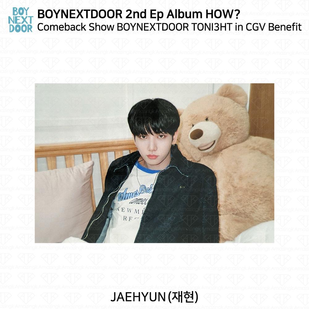 BOYNEXTDOOR 2nd EP Album HOW? Comeback Show TONI3HT In CGV Benefit Photo KPOP
