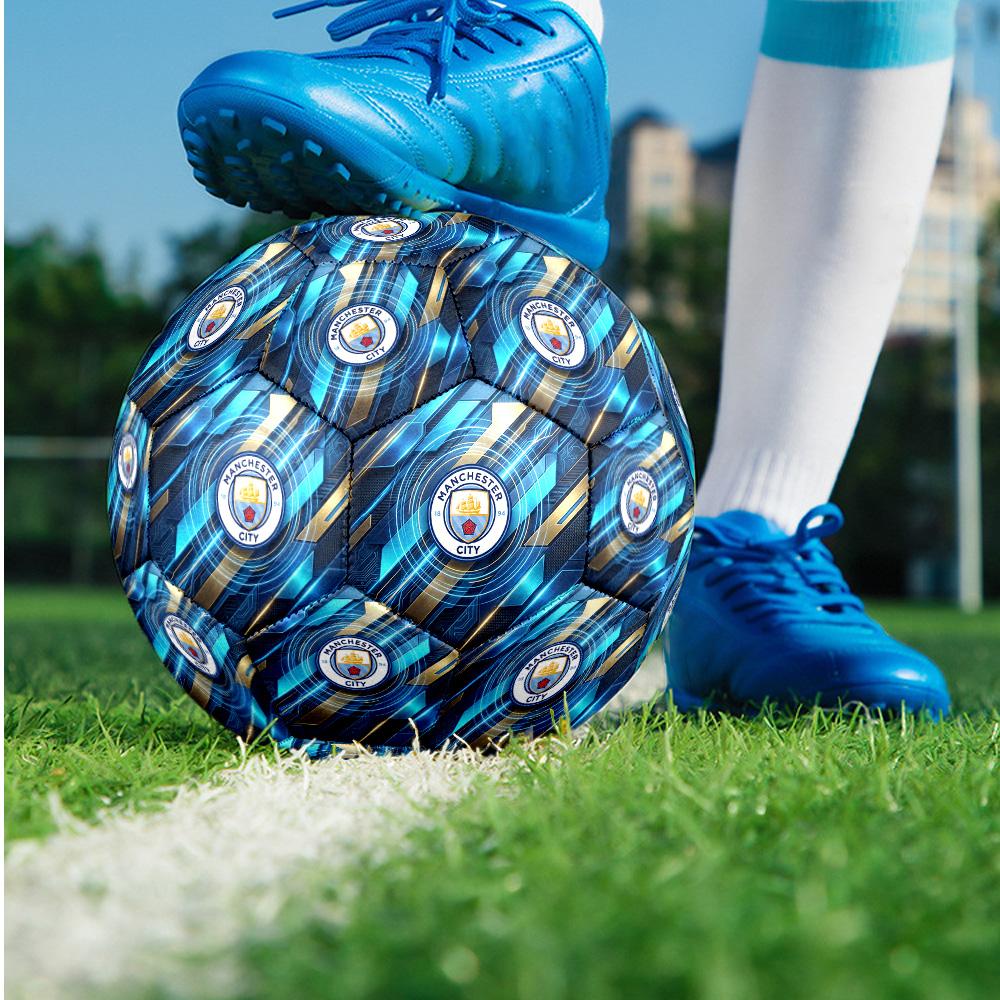 Manchester City Theme soccer ball Size 5 Soccer Ball Soft Touch Professional Training Football for Outdoor Sports