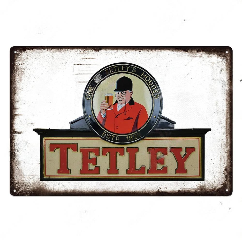 FJ Vintage Kovové Plechové Značky Dekor Pivo Plaketa Retro Plakáty Nástěnná Dekorace Talíř pro Bar Pub Restauraci