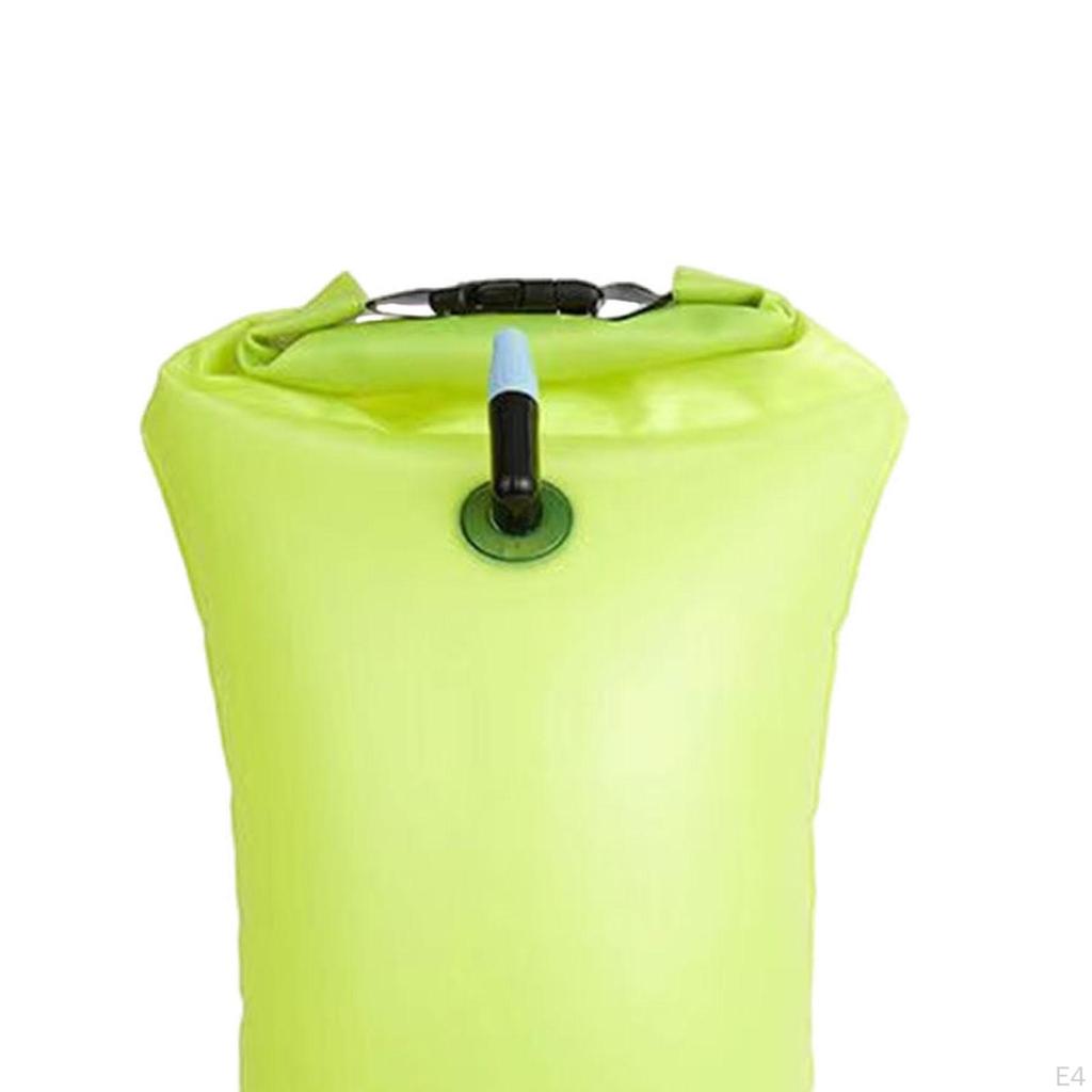 Swim Buoy Float Inflatable PVC Highly Visible for Snorkelers Surfers Boaters