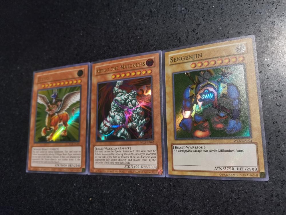 3 Stück/Set DIY Yu-Gi-Oh! 2004 Wcs Weltmeisterschaft Selbstkontrolle Unterschrift Sammeln Sammelkarte Anime Cartoon Geschenk