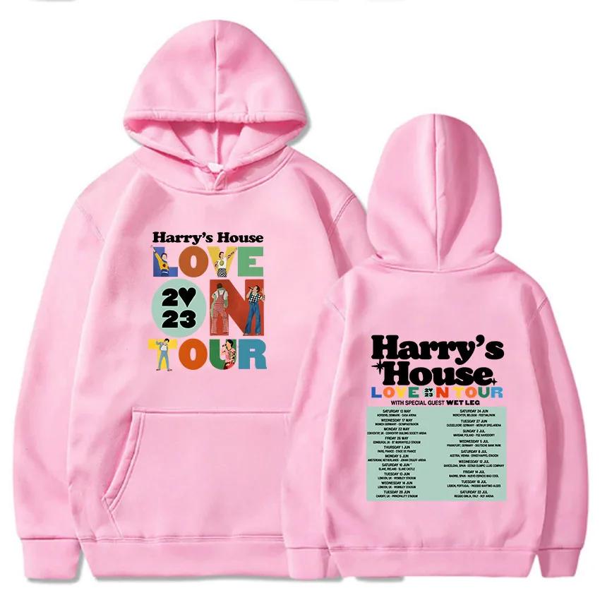 Harris House Tour Concert Men's Autumn/Winter Fleece Warmth Hooded Sportswear  Beautiful and Fashionable Hooded Sweater
